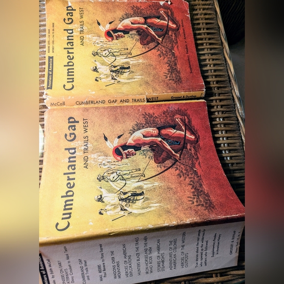 1961 Cumberland Gap And Trails West By Edith McCall HardCover. Children's Press - Picture 6 of 8